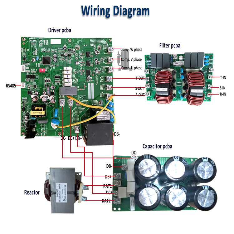 Driver Inverter Heat Pump Control Board PCB Assembly DC Inverter Compressor Driver Controller Pcb Board