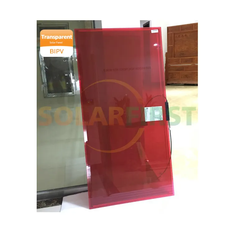 Home Use Customizable Thin Film Transparent Bipv Transparency Glass Solar Panel