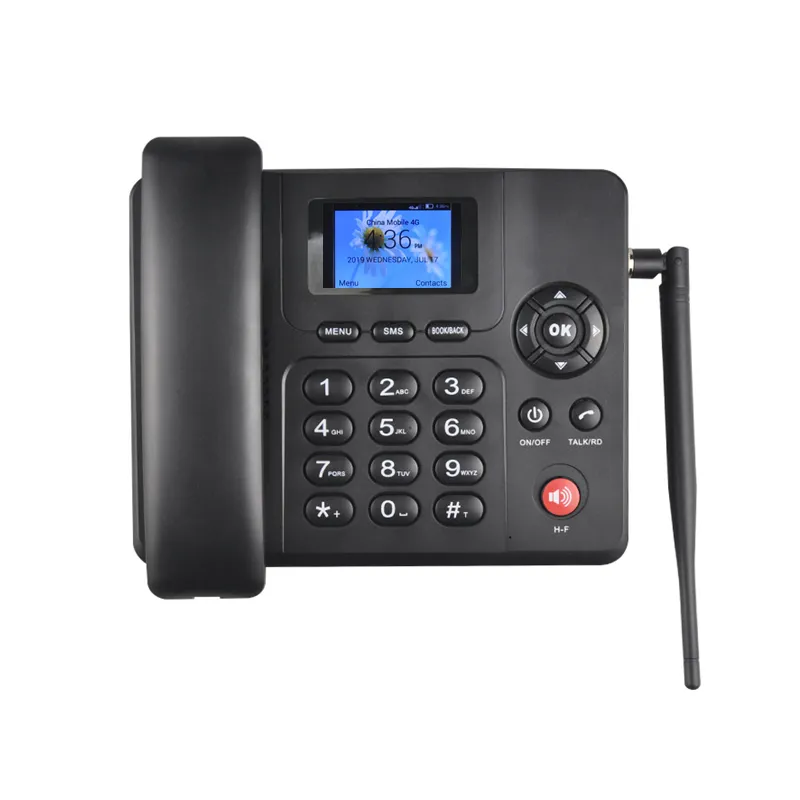SIM supported desk phone 4G VOLTE with wifi hotspot