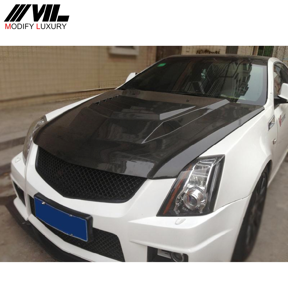 Top Selling CTS-V Engine Car Carbon Hood for Cadillac 2012Up