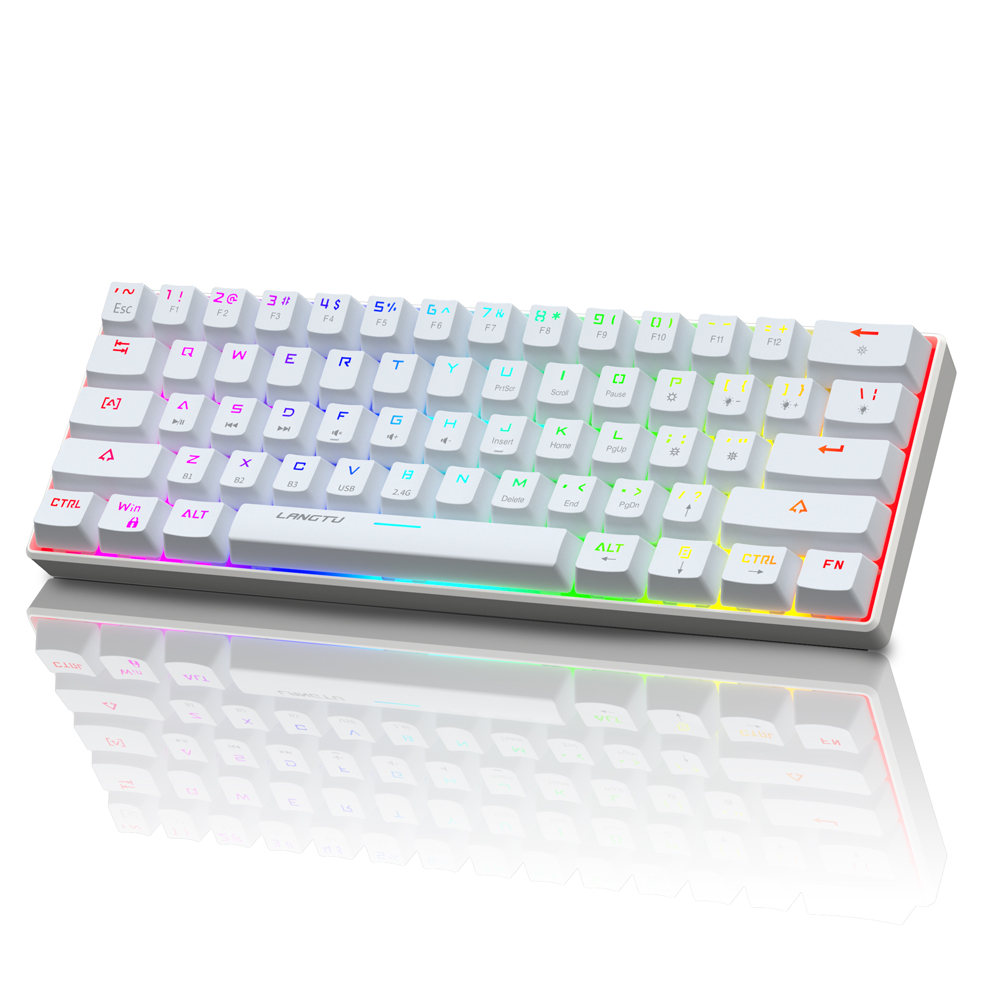 Проводная 60% клавиши оптический переключатель RGB подсветка программируемая Механическая игровая клавиатура