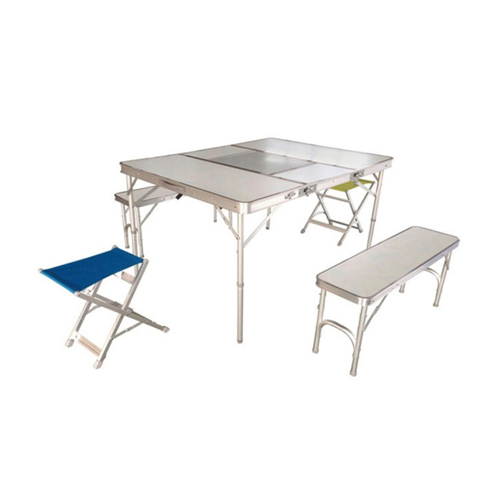 Aluminum picnic foldable camping kitchen with folding cooking table