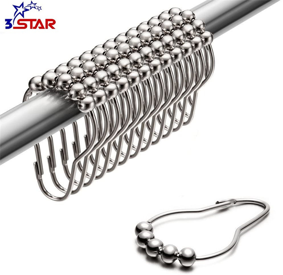 Shower curtain hooks