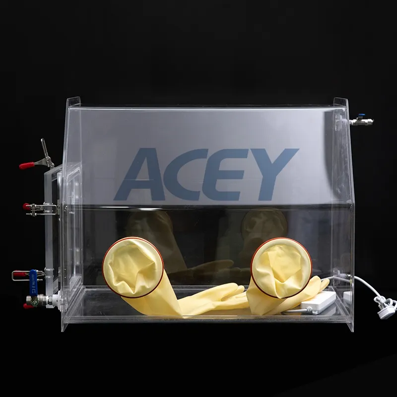 New Type Clear Acrylic Laboratory Equipment Isolator Glove Boxes For Sale