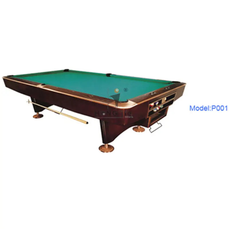 Factory Sales Solid Wood With Slate Billiard Table/Pool Table & Custom Pool Table