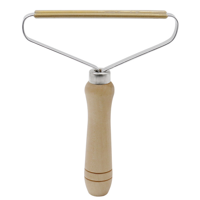Amazon hot portable lint remover Wooden razor cashmere wool comb
