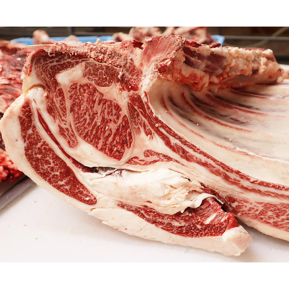 Японские изделия для изготовления говядины wagyu, передняя часть с хвостовиком и грузилом