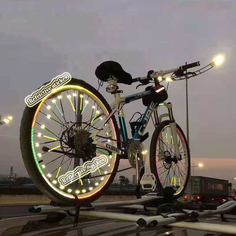 men's shock-absorbing bike mountain bike aluminum alloy rim mountain Reflective bike spoke wheel city bicycle 24 26 27.5 29 inch