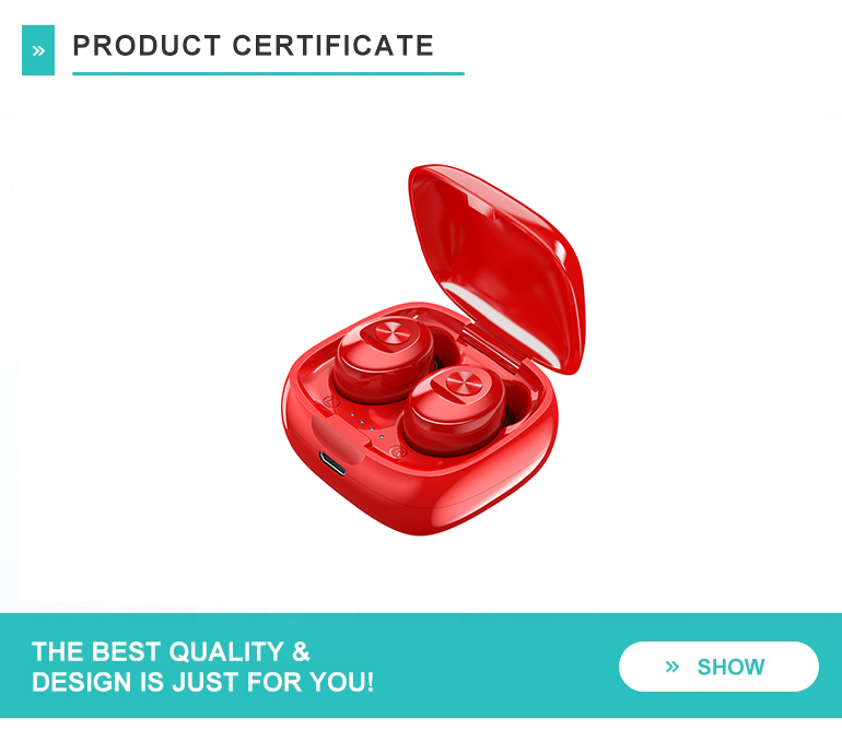 IPX5 colorful earphone headphone HIFI sound sport wireless earbuds handsfree bluetooth earphone wireless with mic for phone