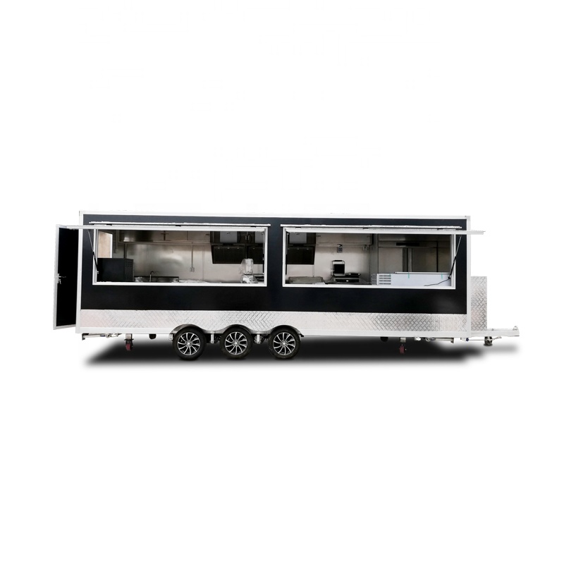 UKUNG 680*210 см (22'4x6'11 дюймов), большой размер, квадратный грузовик для еды, индивидуальный мобильный трейлер для еды