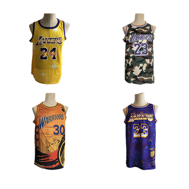 Wholesale Custom High Quality Majestic Throwback Men Youth Renba-Team Basketball Jersey Dress Outfit T Shirt Uniforms