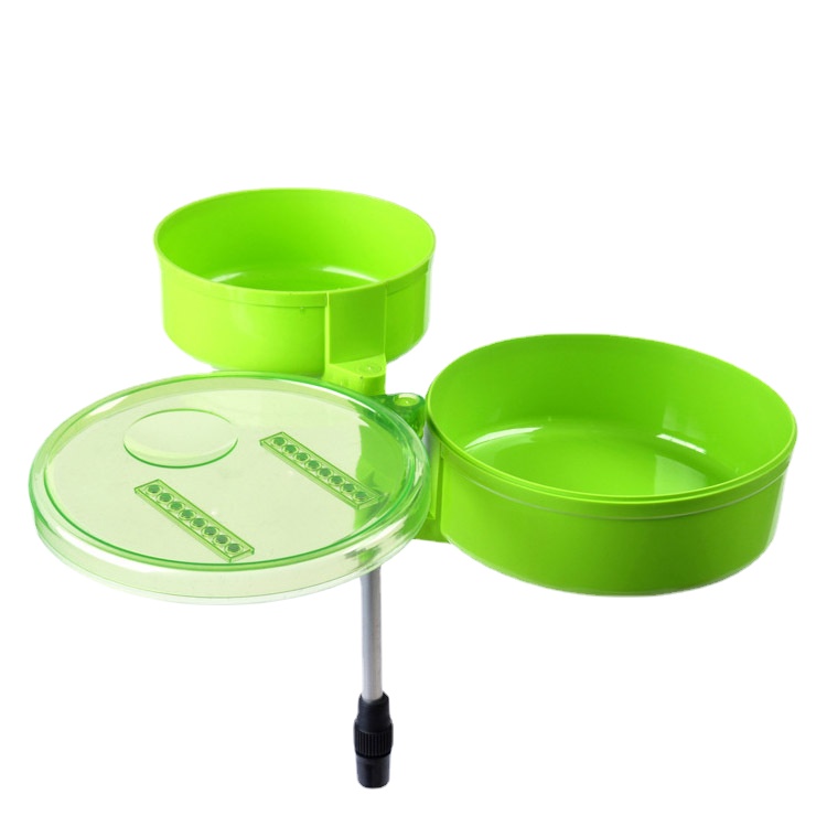 First fishing green bait tray strong magnetic three-layer multi-purpose bait box set double-row magnetic beads accessories