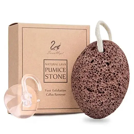 Natural volcanic pumice stone with OEM box Natural earth lava pumice stone natural pumice lava rock stone