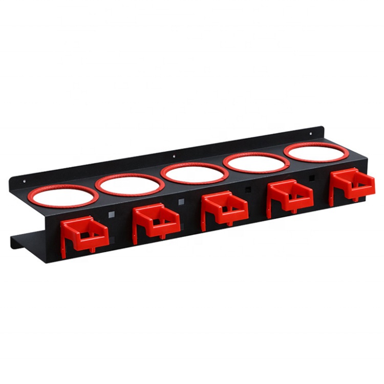 Multi-functional car detailing tools rack shelf for spray Auto detailing shop spray bottle wax can and abrasive rack