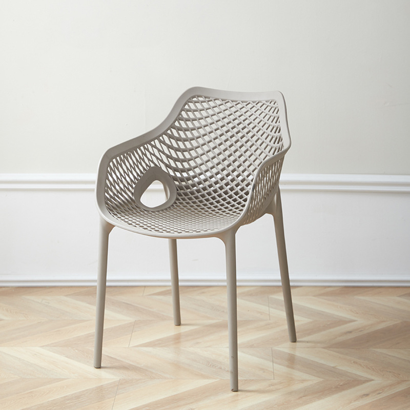 wholesale cheap nordic stackable outdoor modern hotel PP plastic restaurant dining chair