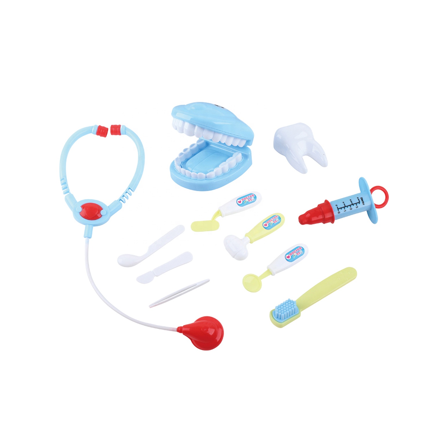 Medical doctor play set toys 11 piece dentist kids pretend play