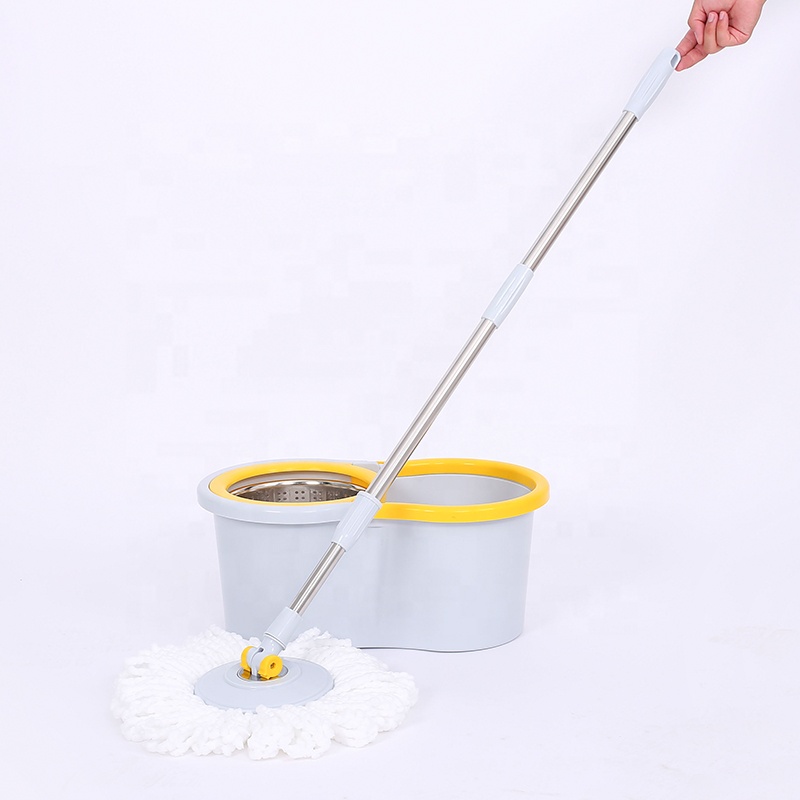 Detachable washing spinner spin magic mop 360 degree rotatable lazy spin mop