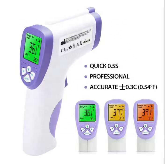 Digital Electronic Thermometers Body Temperature Sensor No Touch Contact Temperature Measurement For Public Areas