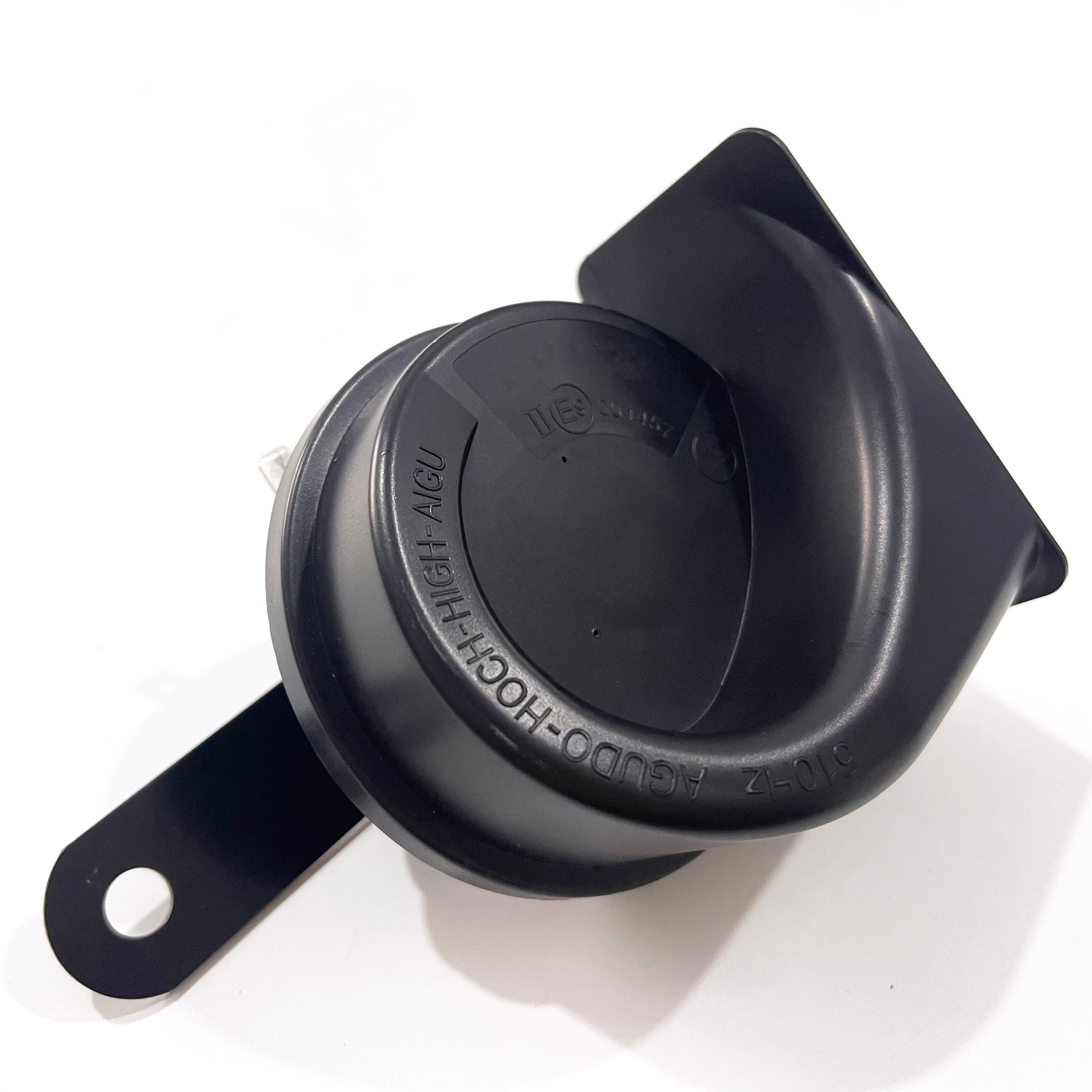 Top sale guaranteed quality fitness 90 degrees DC 12V 510HZ steel motorcycle accessories horn assy