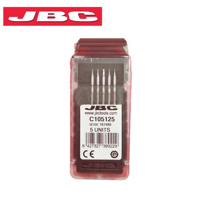 Бессвинцовые ПАЯЛЬНЫЕ НАКОНЕЧНИКИ серии JBC C105- 125 для паяльных станций, сварочная головка