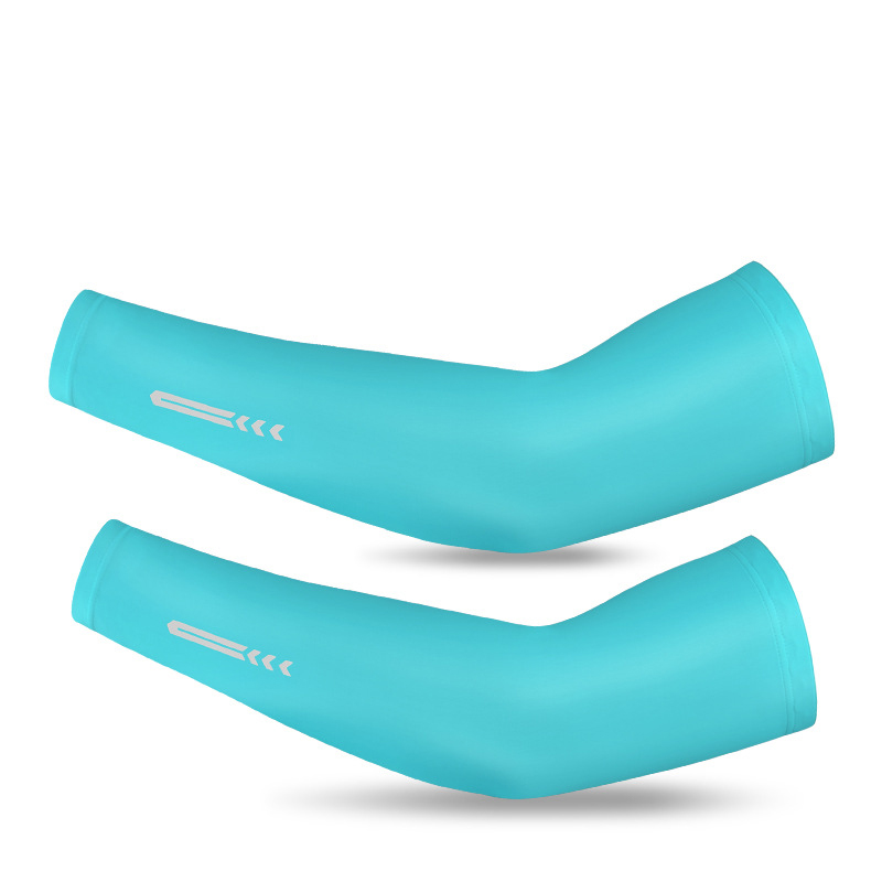 Wholesale Custom Logo UV Protective Waterproof ice silk Athletic Cooling Compression Arm Sleeve