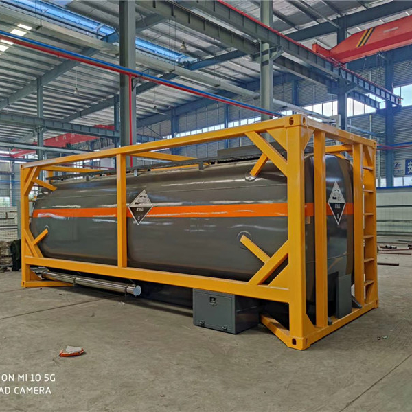 20,000 liters 20 FT 33% Hydrochloric Acid Tank Container for sale