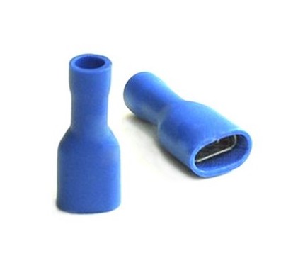 FDFD2-250 FDFD2.5-250 женский изолированный Электрический обжимная Клемма для 1,5-2.5mm2 соединители кабеля разъем провода