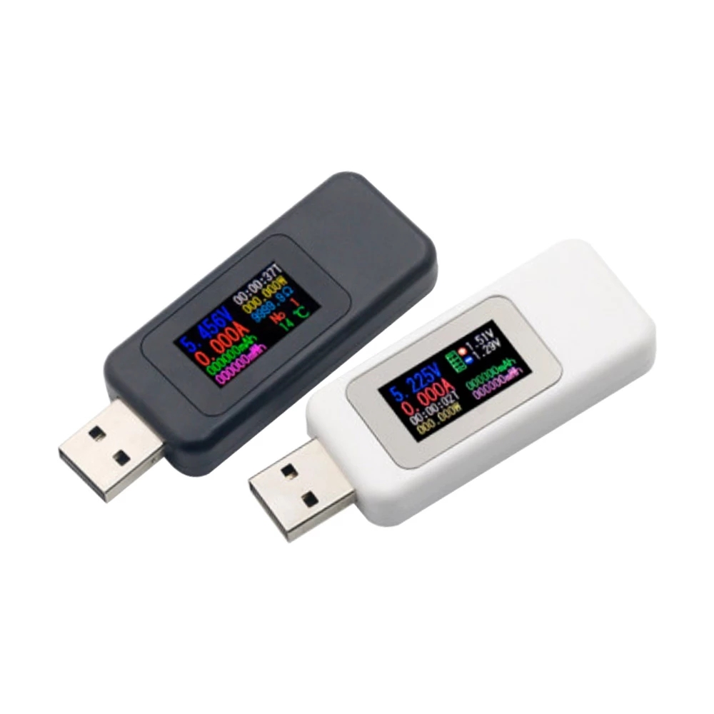 USB-тестер 10 в 1, цифровой вольтметр постоянного тока, амперметр, измеритель напряжения, амперметр, детектор, индикатор заряда внешнего аккумулятора