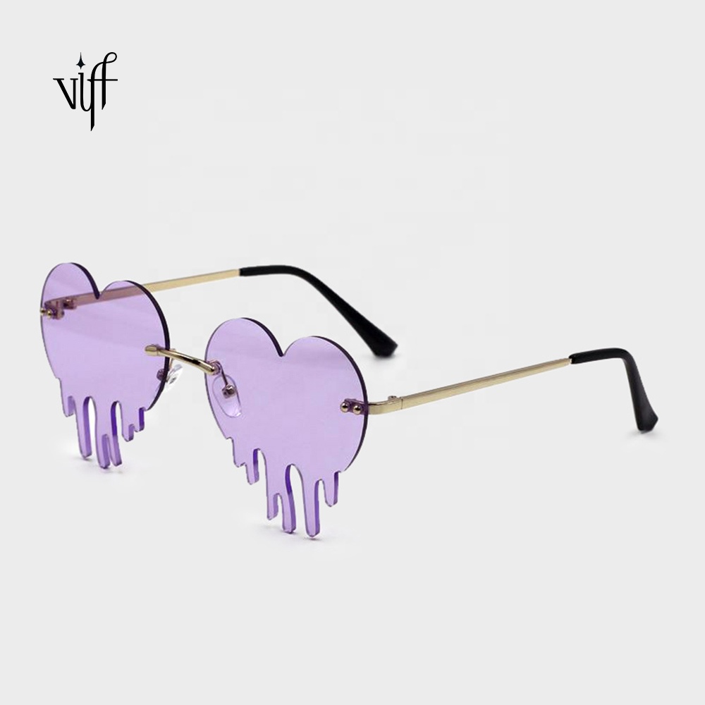 Солнцезащитные очки в форме сердца VIFF HM20115