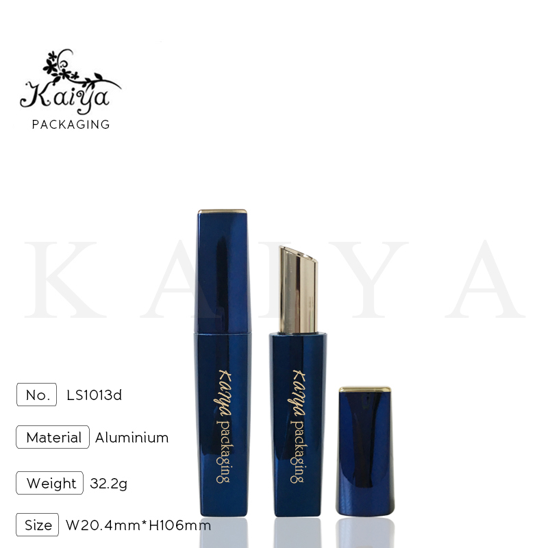 Kaiya Cosmetics Luxury Elegant Custom Unique Makeup Packaging Container Lipstick Case Aluminium Empty Magnetic Lipstick Tube