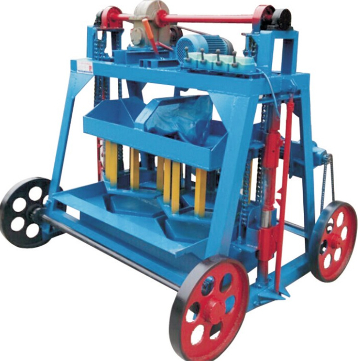 manual simple brick and concrete hollow block making machine mold