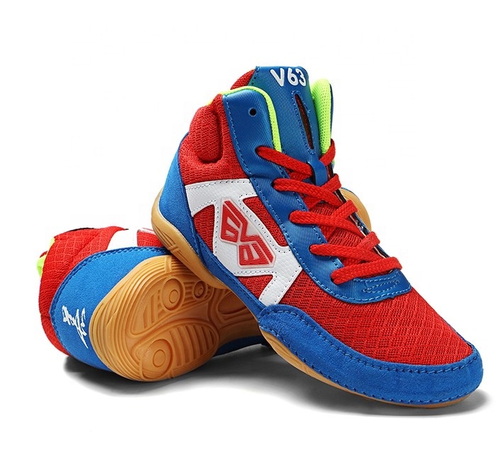 Professional Kid Wrestling Shoes,Boxing Shoes,Multi-purpose Sports Shoes Freestyle Wrestling