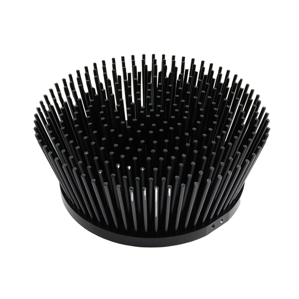 Splayed round pin fin passive heatsink 130mm of led.
