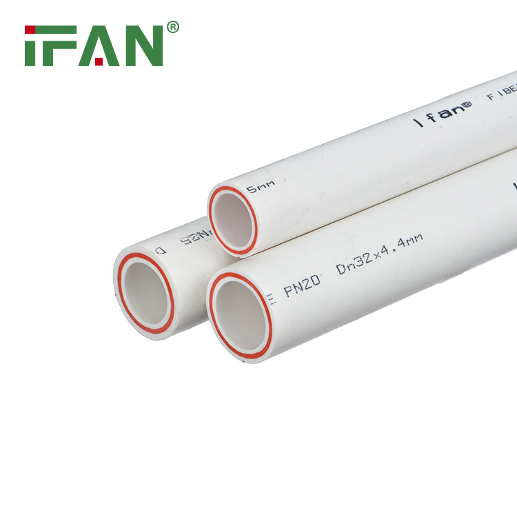 wholesale products china PN25 white colour ppr grass fiber pipe plumbing fittings polyethylene ppr pipes