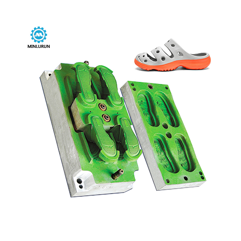 Best Price Double Colors EVA Slipper Foaming Mould Injection Machine Making Shoes Aluminum Mold