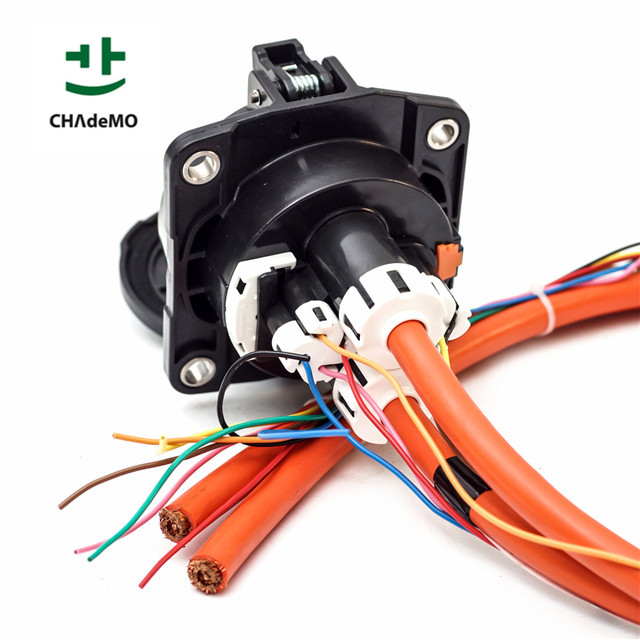 CHAdeMO розетка CHAdeMO вход 80A 125A 200A с кабелем 1 м
