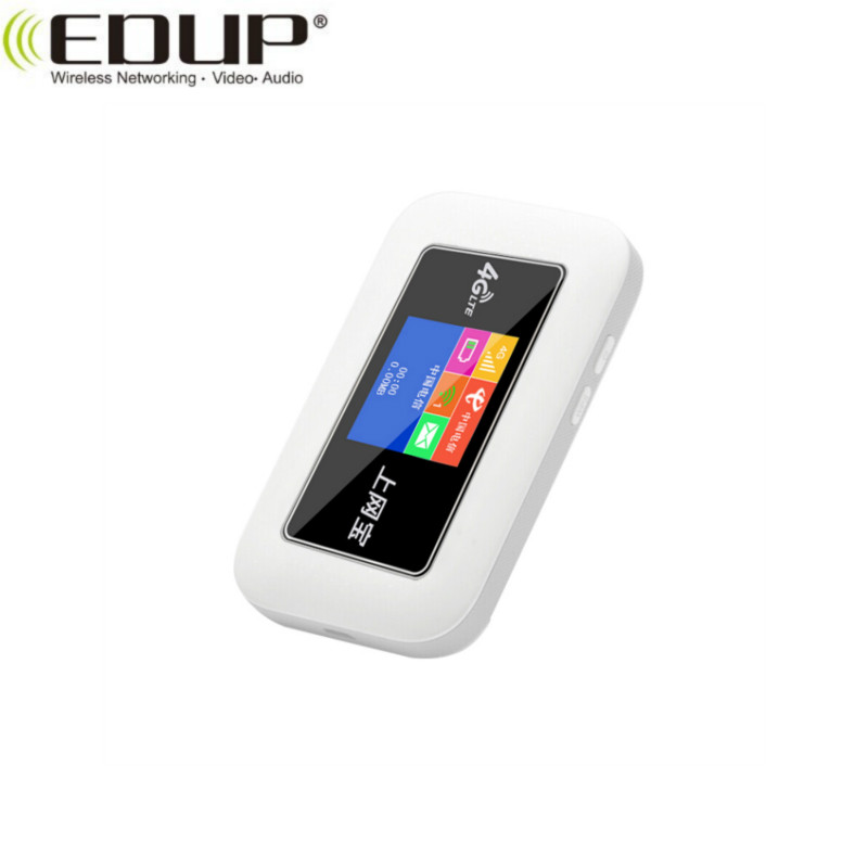 EDUP цветной экран D-523S mifis 4g lte беспроводной портативный wifi модем