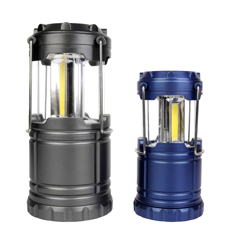 2021Hot Collapsible COB Camping Lantern With Magnet And Hanging Camping Lamp Outdoor Portable Camping Lights