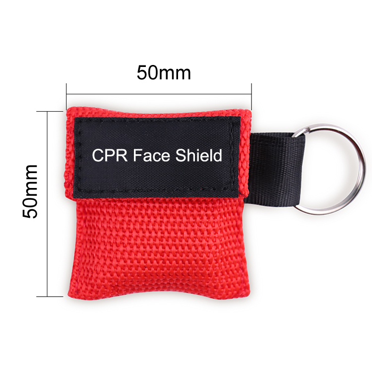 The American CPR Training key-ring type kit Keychain Mini CPR breathing barrier with one-way valve