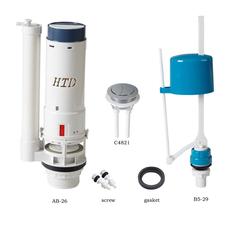 China Sanitaryware Toilet Flush Fitting Dual Flush Toilet Replacement Parts