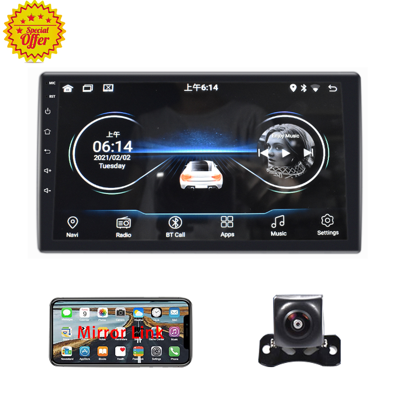 Автомобильная аудиосистема 7/8/9/10 дюймов Android 10 GPS 2 Din Carplay DSP автомобильный DVD-плеер универсальный автомобильный радиоприемник стерео DVD-плеер