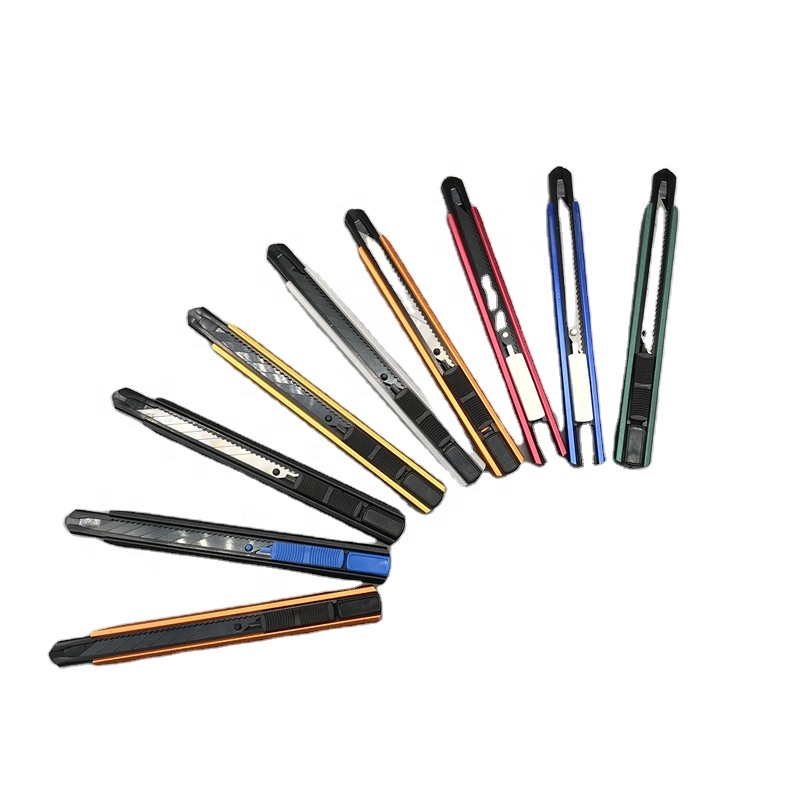 9mm Mini Alu Knife Snap Off Retractable Utility Cutter Safety Knife