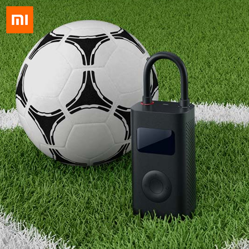 Портативный Электрический воздушный компрессор Xiaomi MI, мини-насос для автомобиля, велосипеда, баскетбола, футбола, маленький размер, для улицы