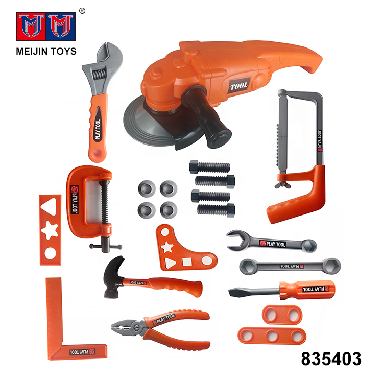 pretend play 22PCS plastic funny construction toy tools for kids