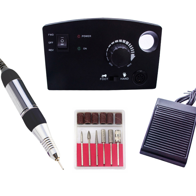 Professional electric rechargeable 45w nail finger grinder 25000RPM manicure pedicure nail drill machine for nail salon