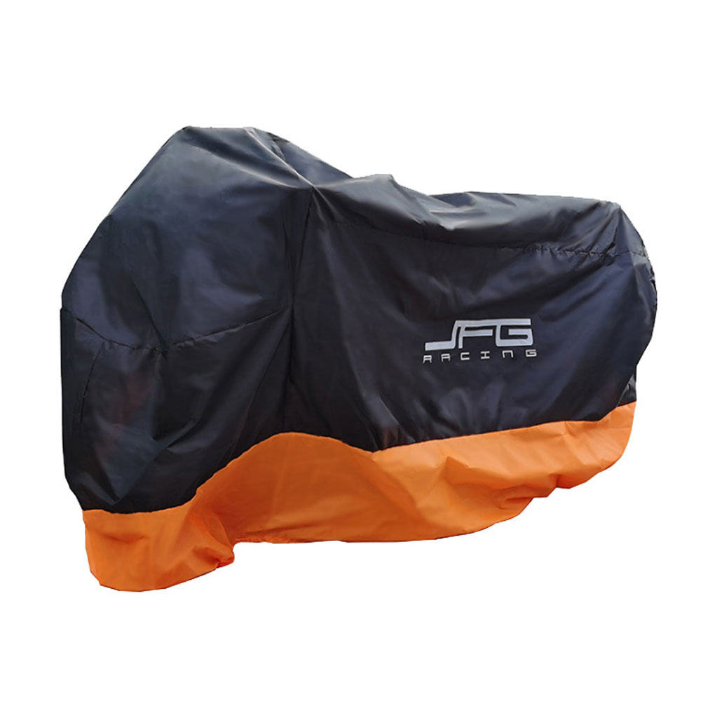 Universal Motorcycle Protect Cover Outdoor Anti-UV Silver Coating Cloth Waterproof Dustproof Sunproof For Bike Scooter Motorbike