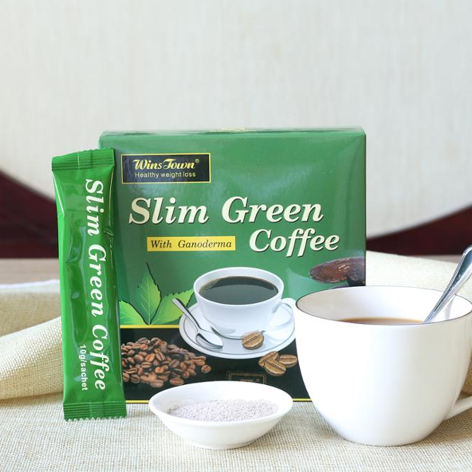 Wansongtang тонкий зеленый кофе с ganoderma private label кофе Мгновенная Потеря веса