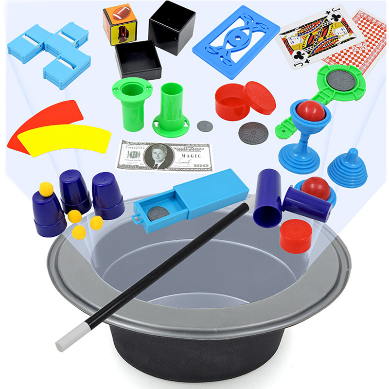 Kids Classic Toys Magic Kit Portable Magical Magic Wand Toy Items Trick for Magicians