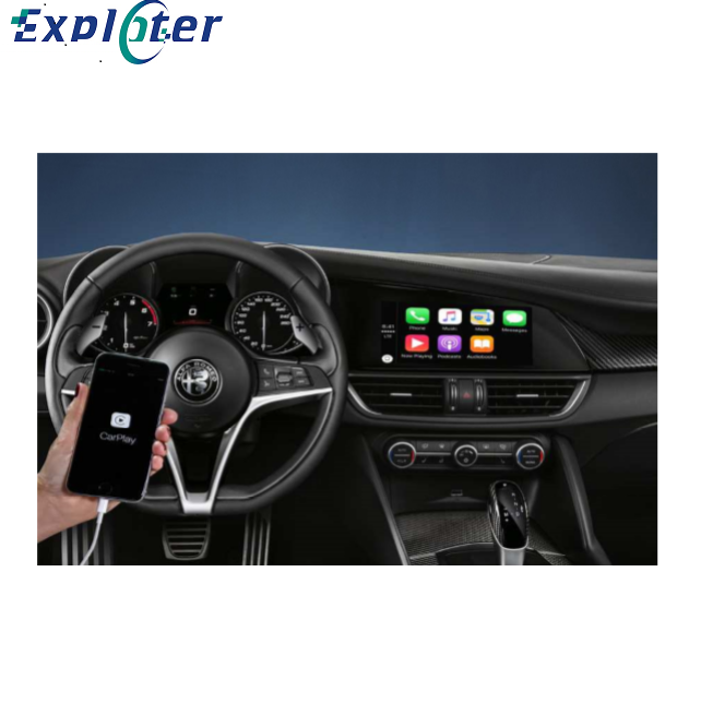 Беспроводной CarPlay и Android авто с видео интерфейсом для Alfa Romeo 6,5 ''8''