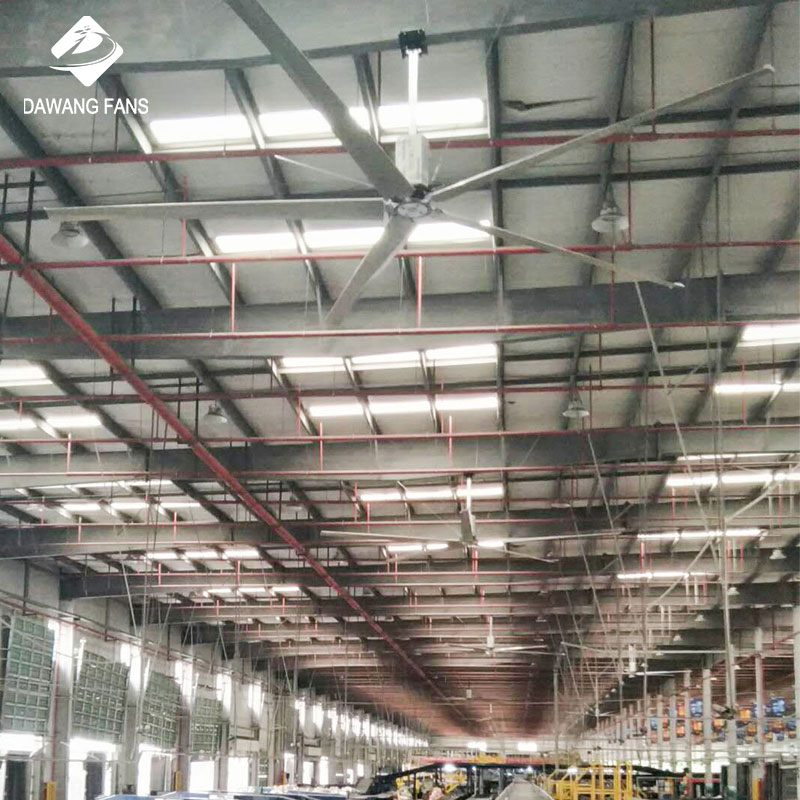 5 aviation blade cooling HVLS big ceiling fan air ventilator
